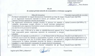 Măsuri  de economisire a resurselor energetice