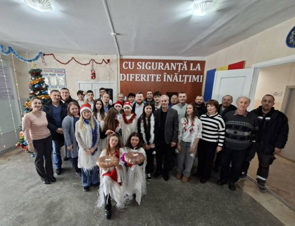 Centru pentru copii "Speranța" cu colinde la ÎMS "Liftservice"