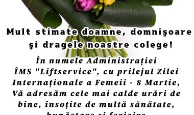 La mulți ani de 8 Martie!